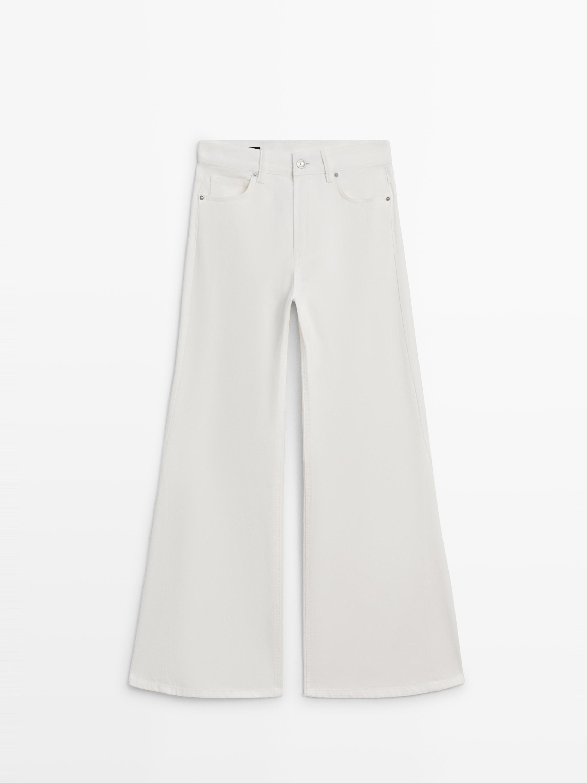 Jean flare taille haute